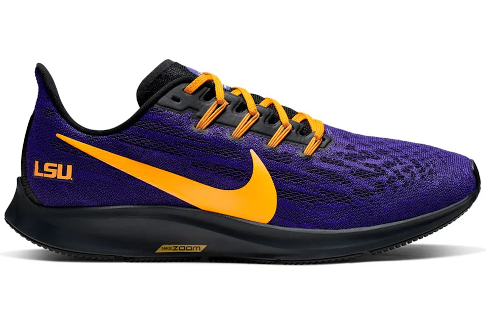 Nike women's air zoom pegasus 36 running shoes black/yellow/green deals