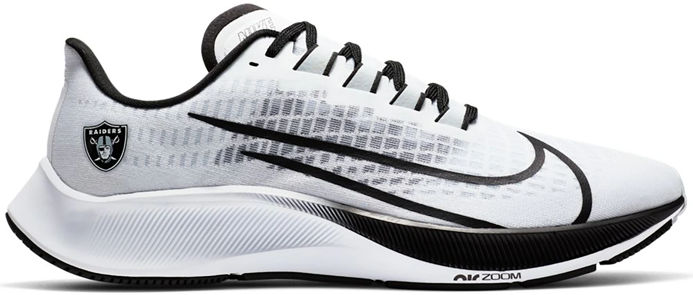 Las Vegas Raiders Nike Zoom Pegasus 37 Running Training Shoes Men's NFL LV  New