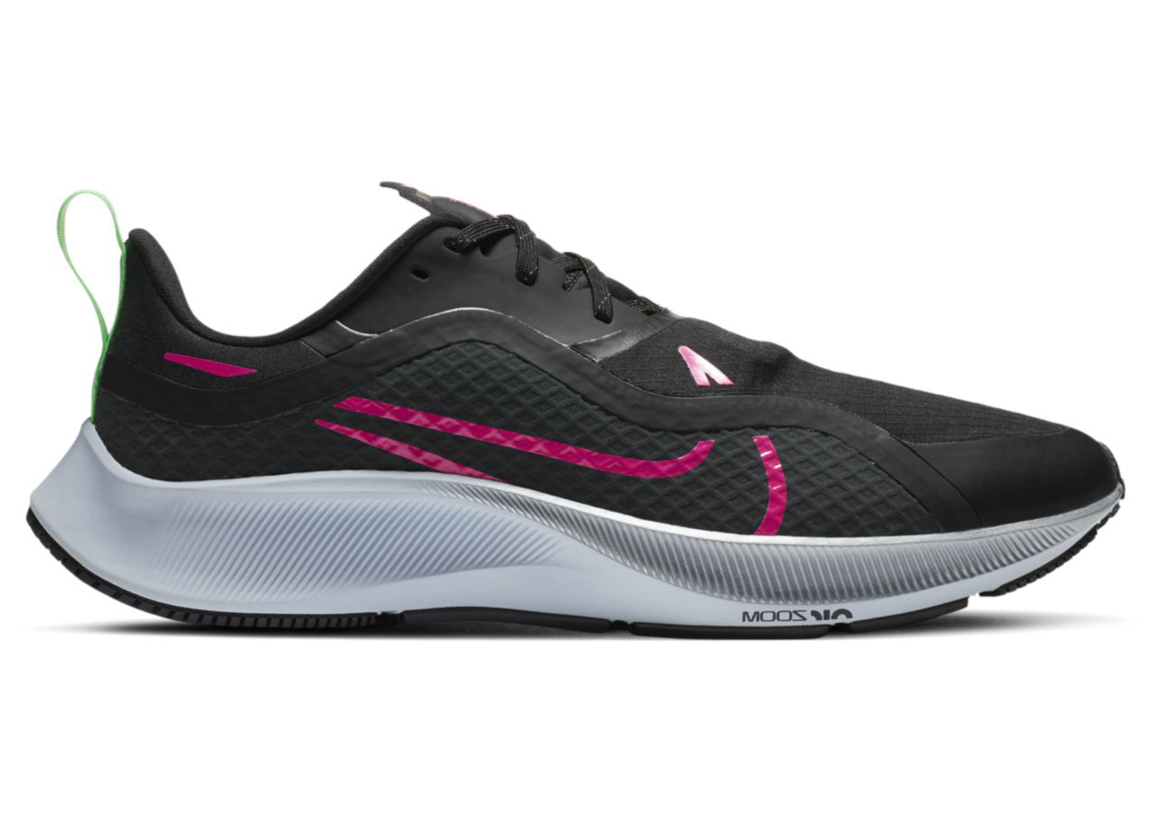 Nike Air Zoom Pegasus 37 Shield Black Pink Blast メンズ - CQ7935 ...