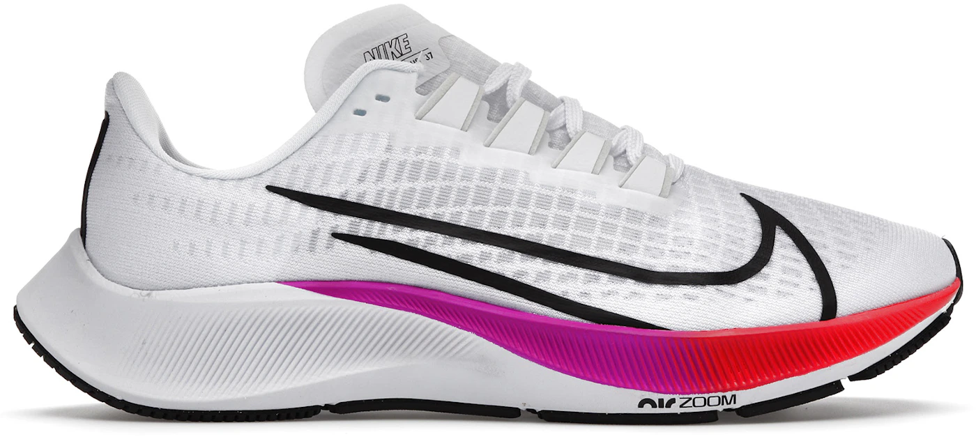 White Nike Air Zoom Pegasus 37 Running Shoes