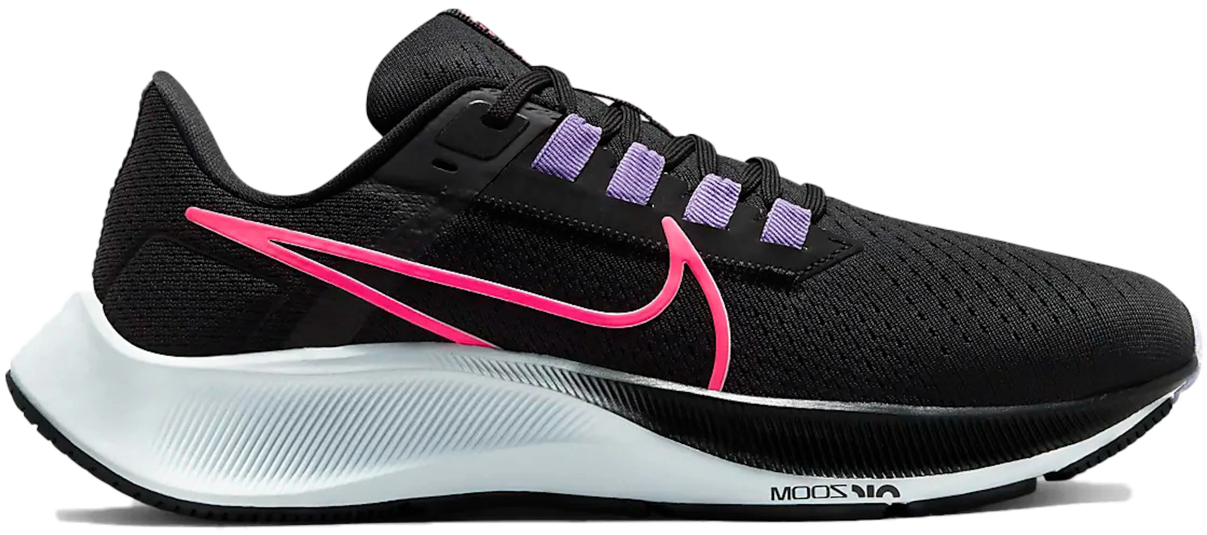 Korst opwinding stap in Nike Air Zoom Pegasus 38 Black Hot Pink (Women's) - CW7358-003 - US