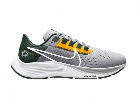 Nike Air Zoom Pegasus 38 Green Bay Packers Grey Men's - DJ0844-001