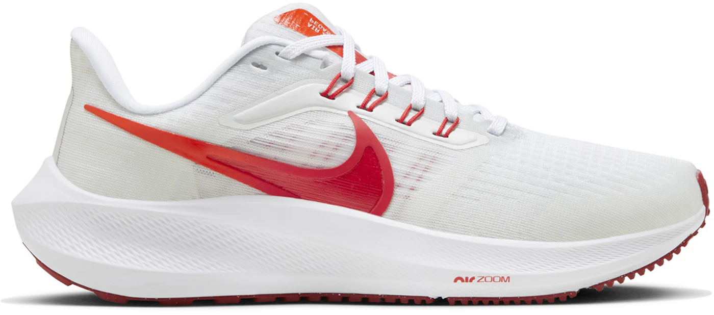 Nike Air Zoom Pegasus 39 Premium White University Red (Women's ...