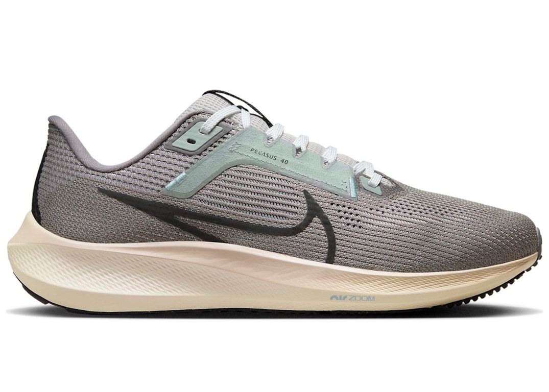 Pre-owned Nike Air Zoom Pegasus 40 Light Iron Ore Mica Green In Light Iron Ore/flat Pewter/mica Green