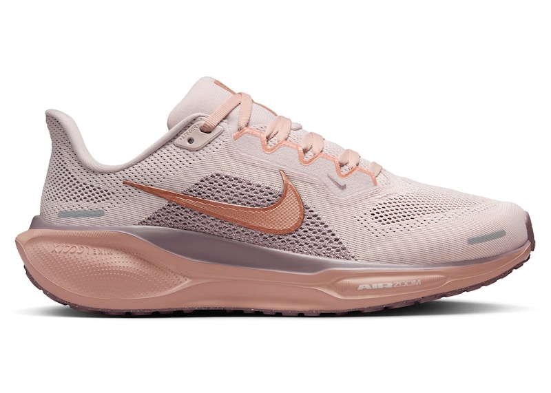 Pre-owned Nike Air Zoom Pegasus 41 Metallic Rose Gold (women's) Sneakers In Silt Red/particle Pink/taupe Grey