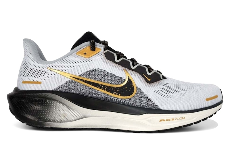 NIKE Air Zoom Pegasus 41 23cm 新品　ゴールド Nike Air Zoom Pegasus 41 Premium White Black Metallic Gold