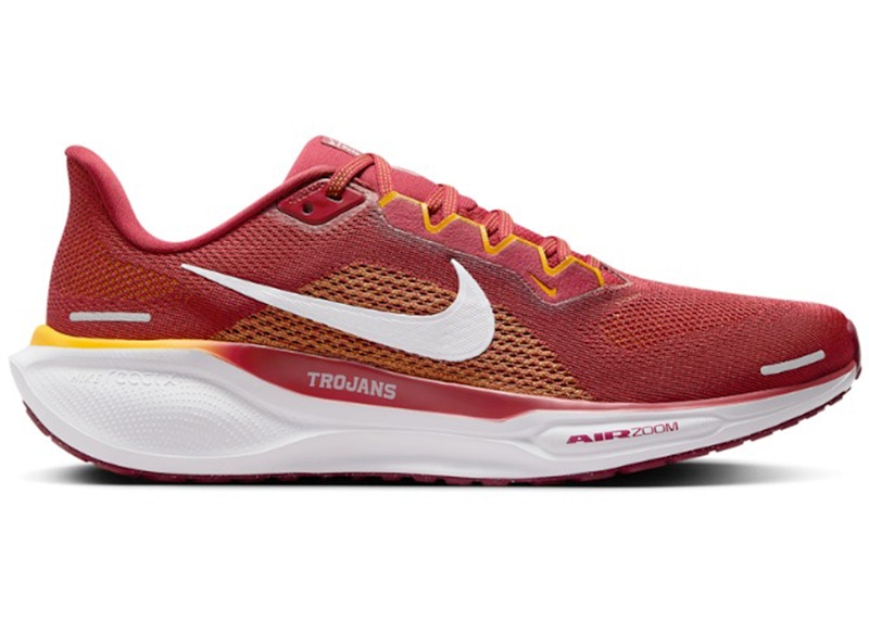 Pre-owned Nike Men's Air Zoom Pegasus 41 Usc Sneakers In Team Crimson/white In Multi
