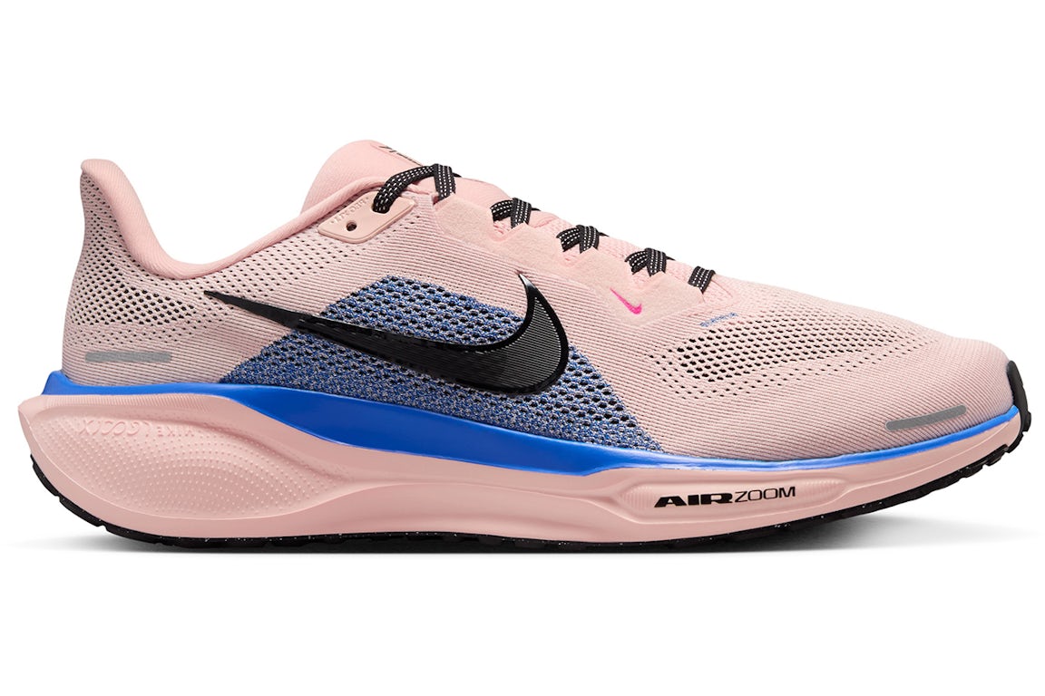 Nike Air Zoom Pegasus 41 Washed Coral Racer Blue Hyper Pink Black Men's ...