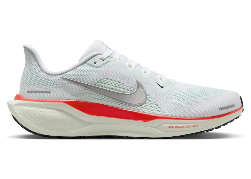 【NIKE】◆Pegasus 41 White/Barely Green◆FD2722-115◆ Nike Air Zoom Pegasus 41 White Barely Green Bright Crimson