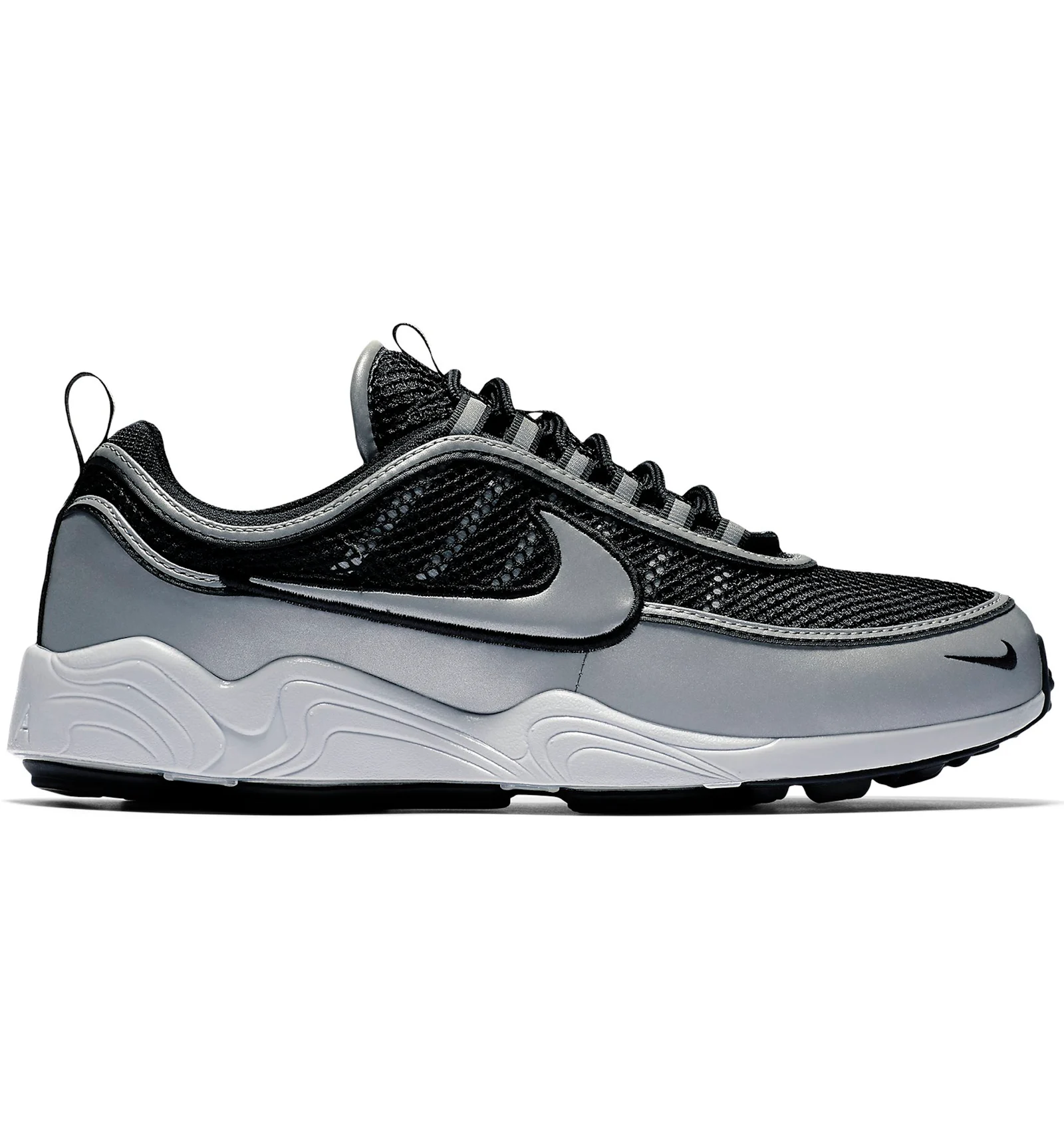 Nike Air Zoom Spiridon 16 Black Silver Reflective