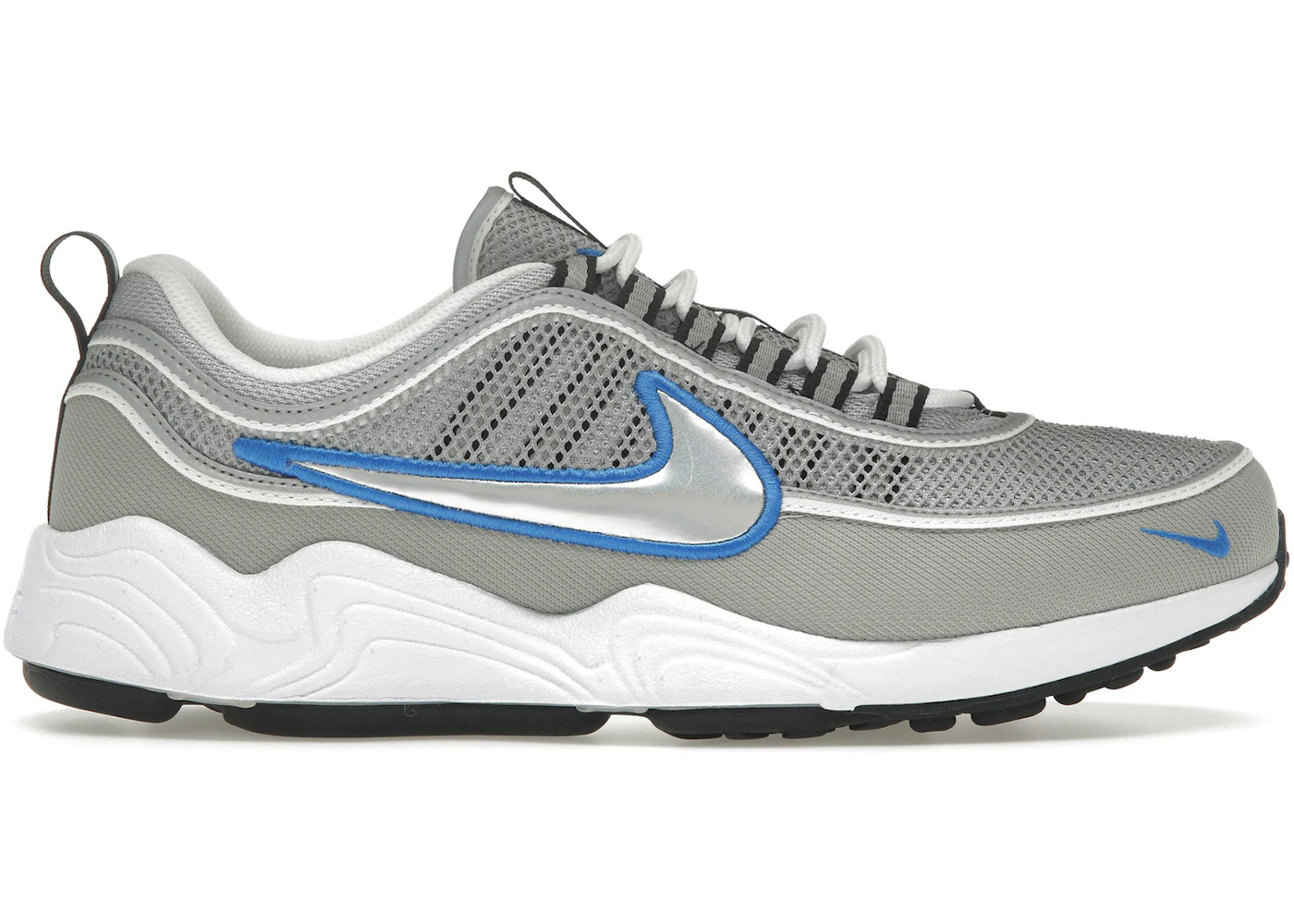 Nike Air Zoom Spiridon SP Metallic Silver Blue Men's HF9117-003 US