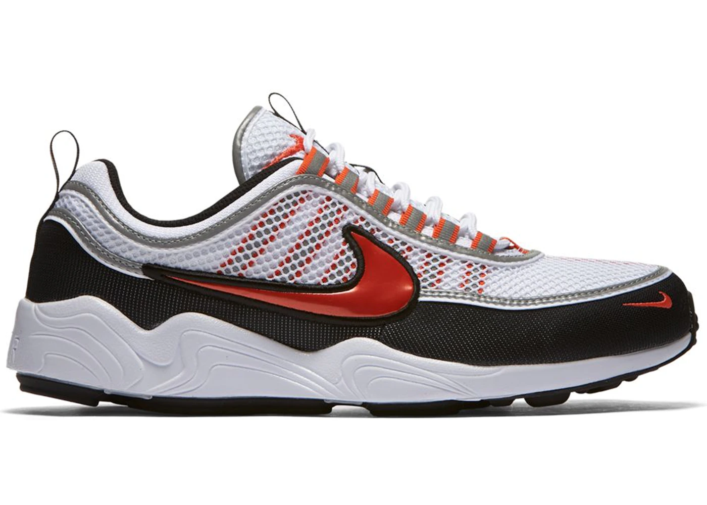 Nike air zoom spiridon 16 white/orange/black/metallic silver best sale