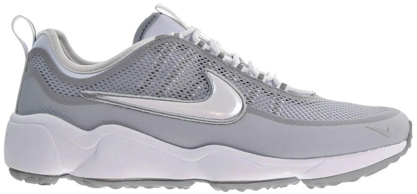 Nike Air Zoom Spiridon Wolf Grey White Men's - 876267-100 US