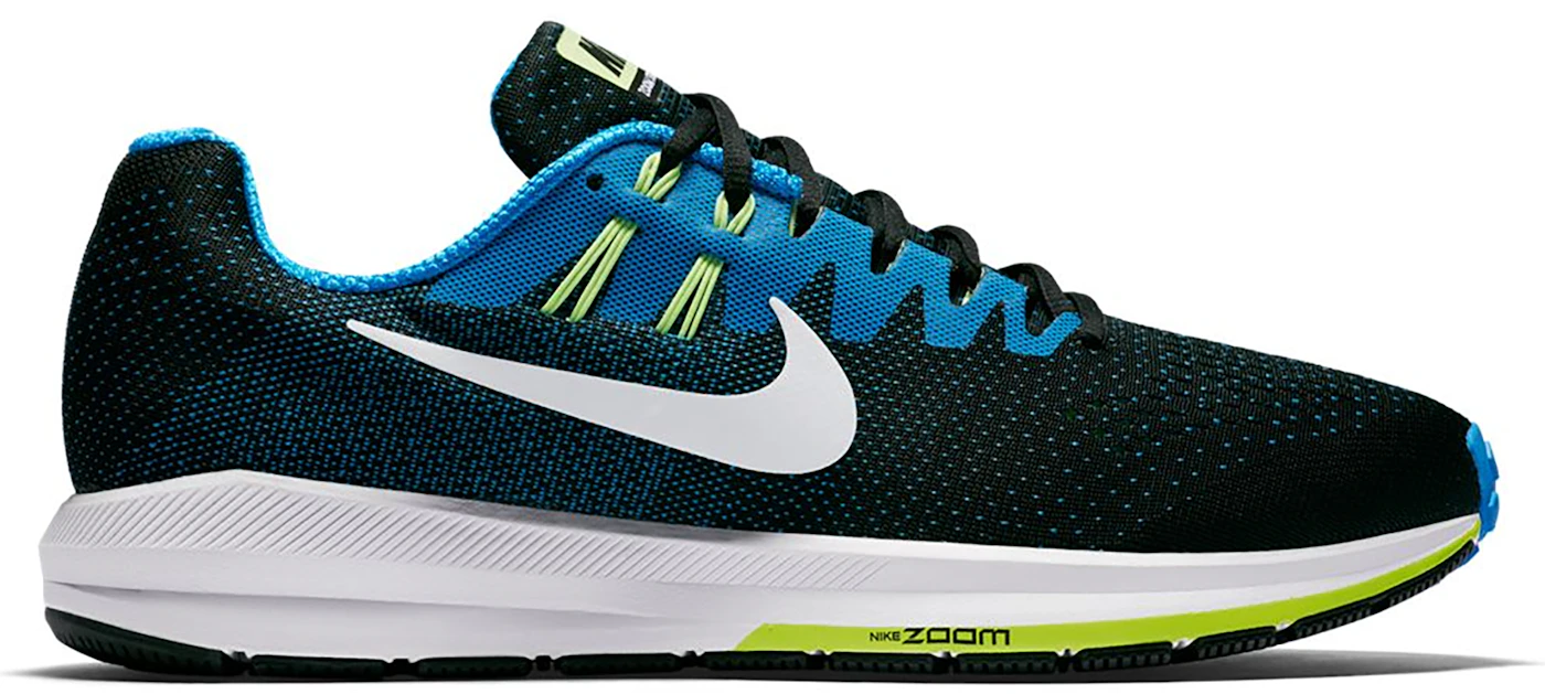delicado paso Caballero amable Nike Air Zoom Structure 20 Black Photo Blue Ghost Green - 849576-004 - ES
