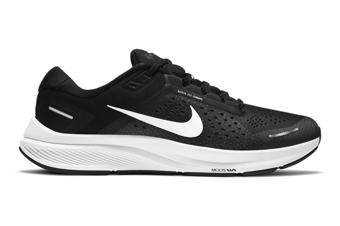 Pre-owned Nike Air Zoom Structure 23 Black White In Black/white/anthracite