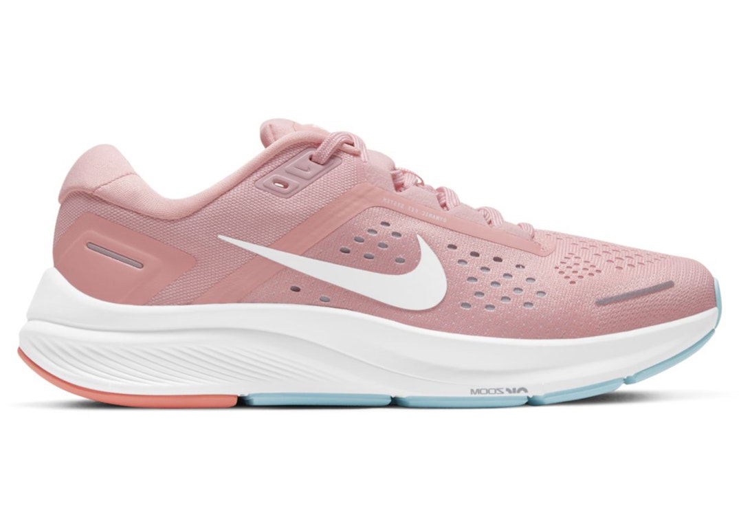 Pre-owned Nike Air Zoom Structure 23 Pink Glaze (women's) In Pink Glaze/ocean Cube/crimson Bliss