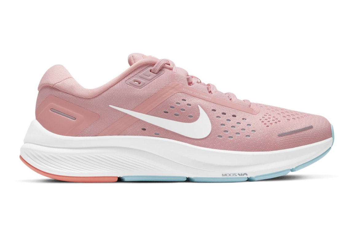 Pre-owned Nike Air Zoom Structure 23 Pink Glaze (women's) In Pink Glaze/ocean Cube/crimson Bliss
