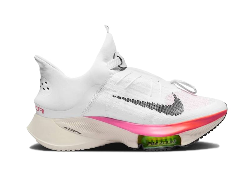 Nike Air Zoom Tempo Next% FlyEase White Pink Blast (Women's 