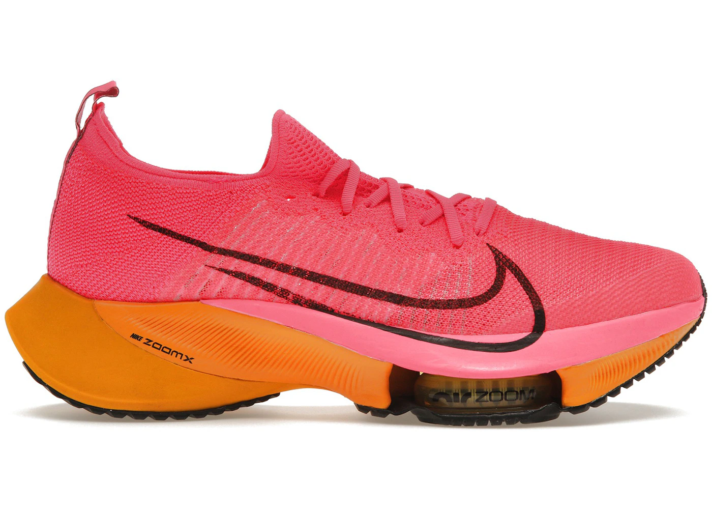Nike Air Zoom Tempo Next% Flyknit Hyper Pink Laser Orange Men's
