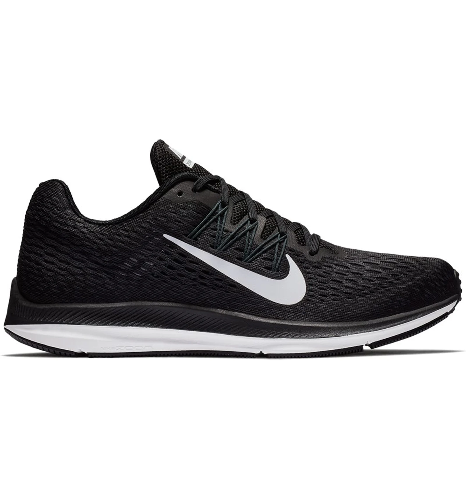 Nike Air Zoom Winflo 5 Negro Blanco Hombre AA7406 001 MX