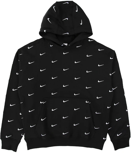 redden Inactief Incubus Nike All Over Swoosh Logo Hoodie Black - FW19 - US