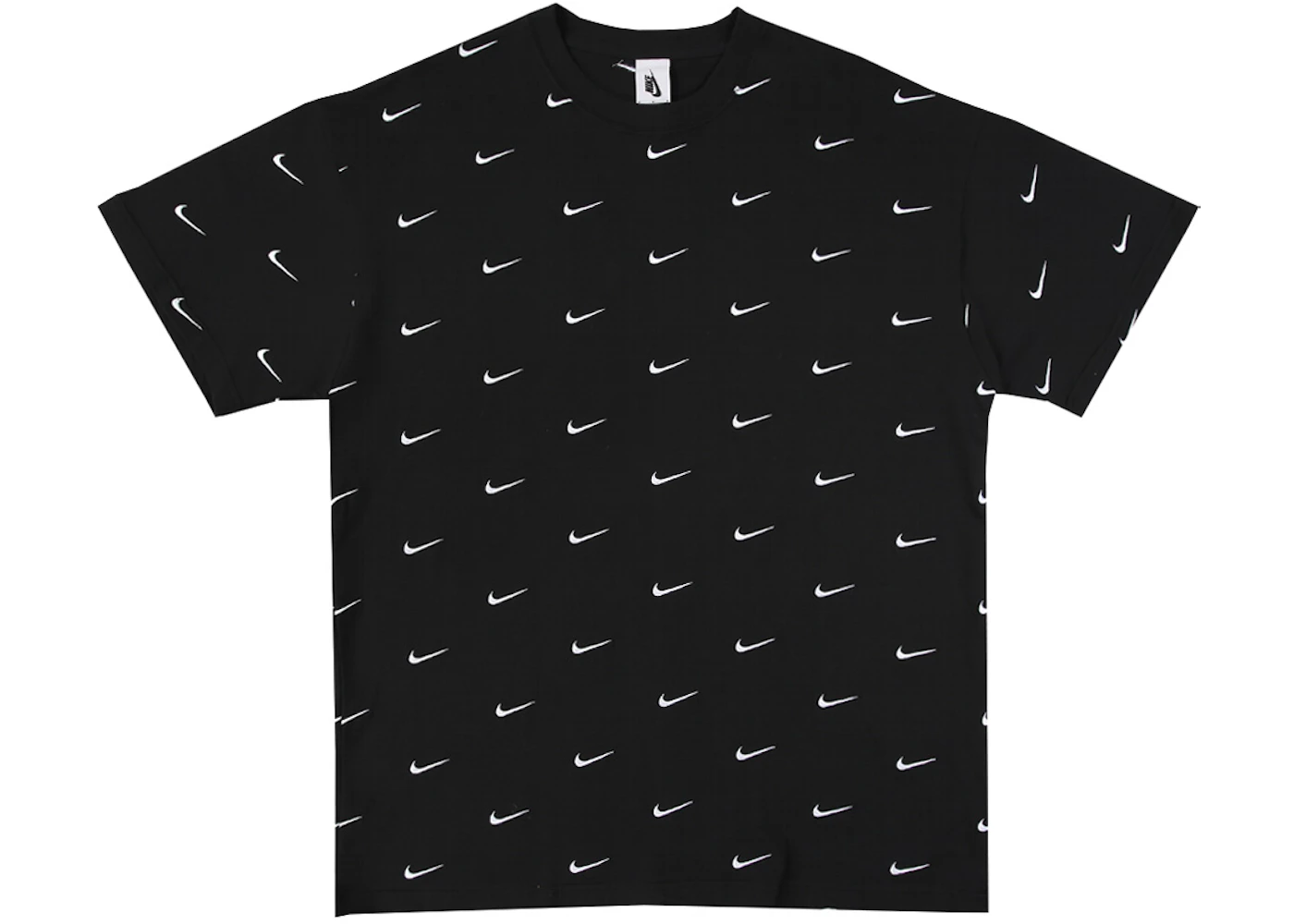 Nike All Over Swoosh Logo T-Shirt Black - FW19 - US