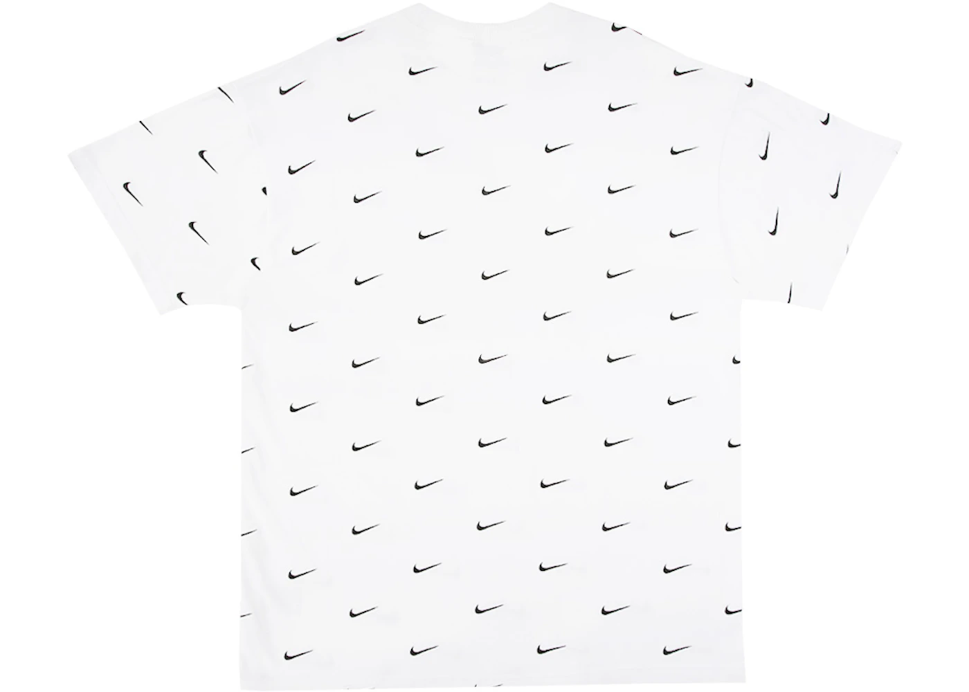 Nike All Over Swoosh Logo T-Shirt White - FW19 - US