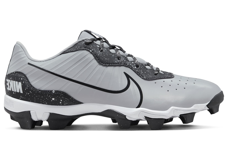 Pre-owned Nike Men's  Alpha Huarache 4 Keystone Sneakers In Wolf Grey/white/dark Smoke Grey