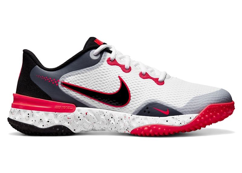 Nike Alpha Huarache Elite 3 Turf White Bright Crimson メンズ