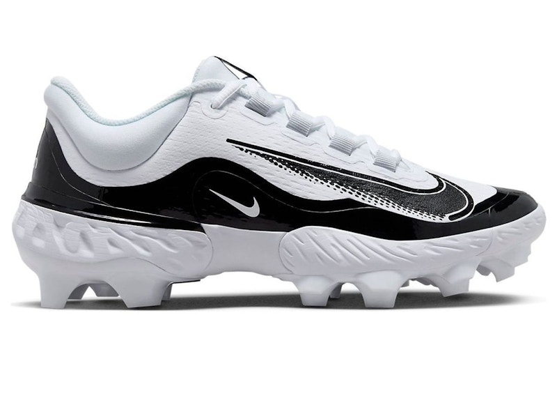Nike Alpha Huarache Elite 4 Low White Pure Platinum Black