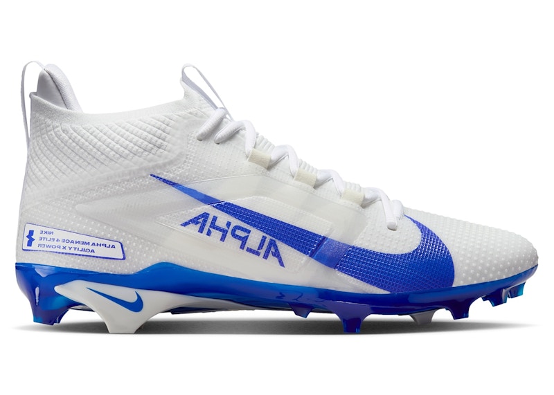 Nike Alpha Menace 4 Elite White Hyper Royal Photon Dust - FD7036-103