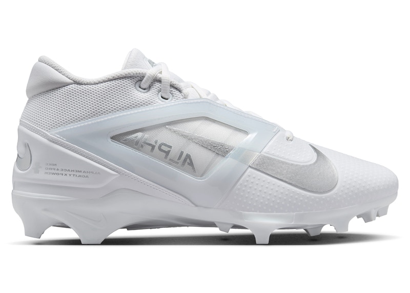 Nike Alpha Menace 4 Pro White Metallic Silver - FD7037-101