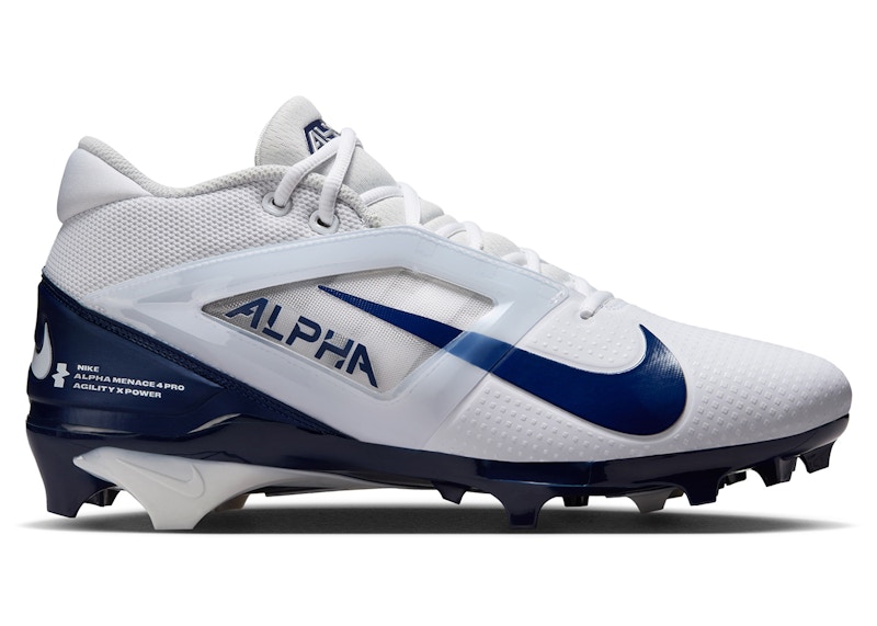 Nike Alpha Menace 4 Pro 'Midnight Navy' | Blue | Men's Size 9.5 - FD7037-104