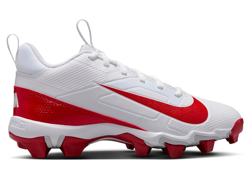 Pre-owned Nike Alpha Menace 4 Shark Sneakers In White/university Red/photon Dust