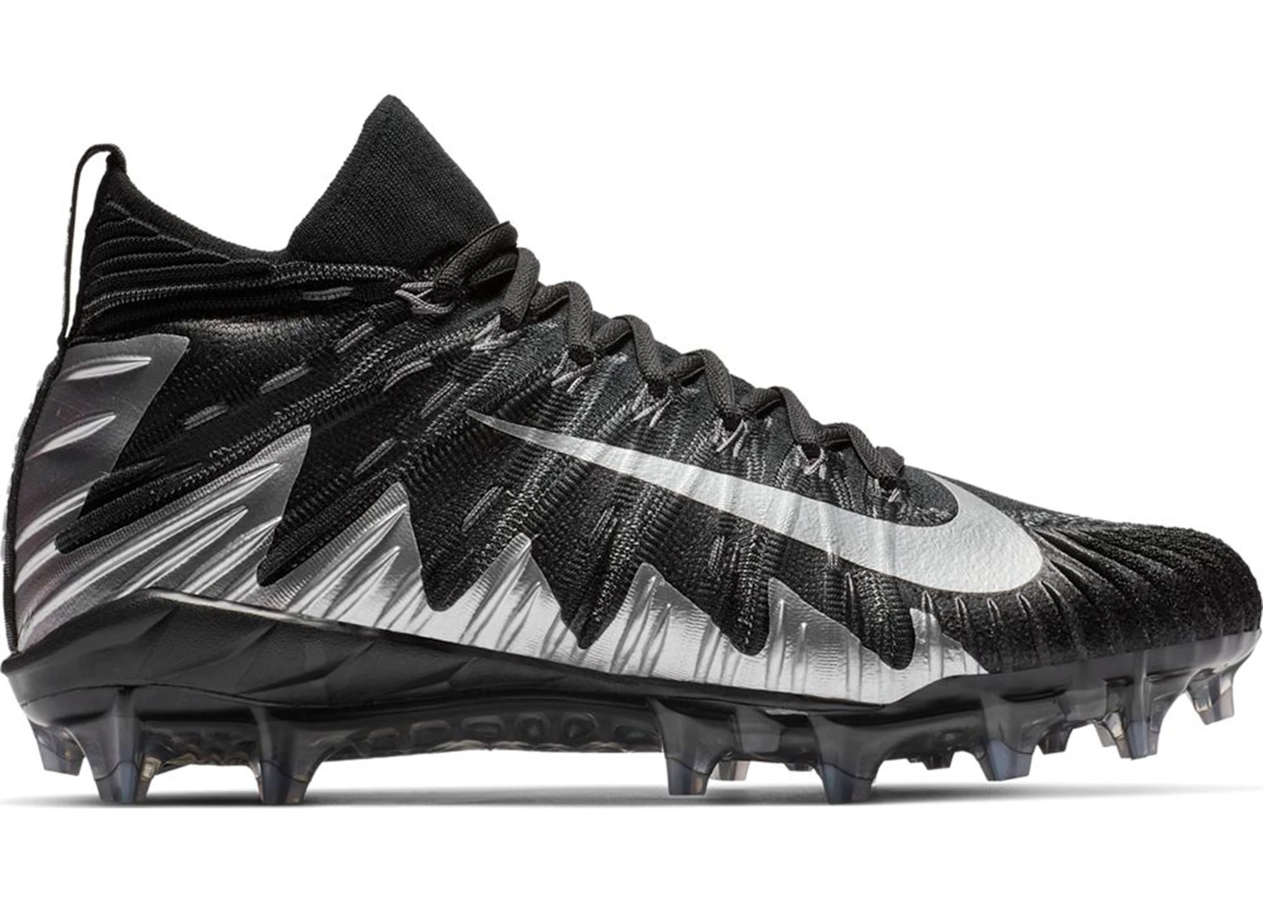 Nike Alpha Menace Elite Black Metallic Silver Men s 871519 002 US