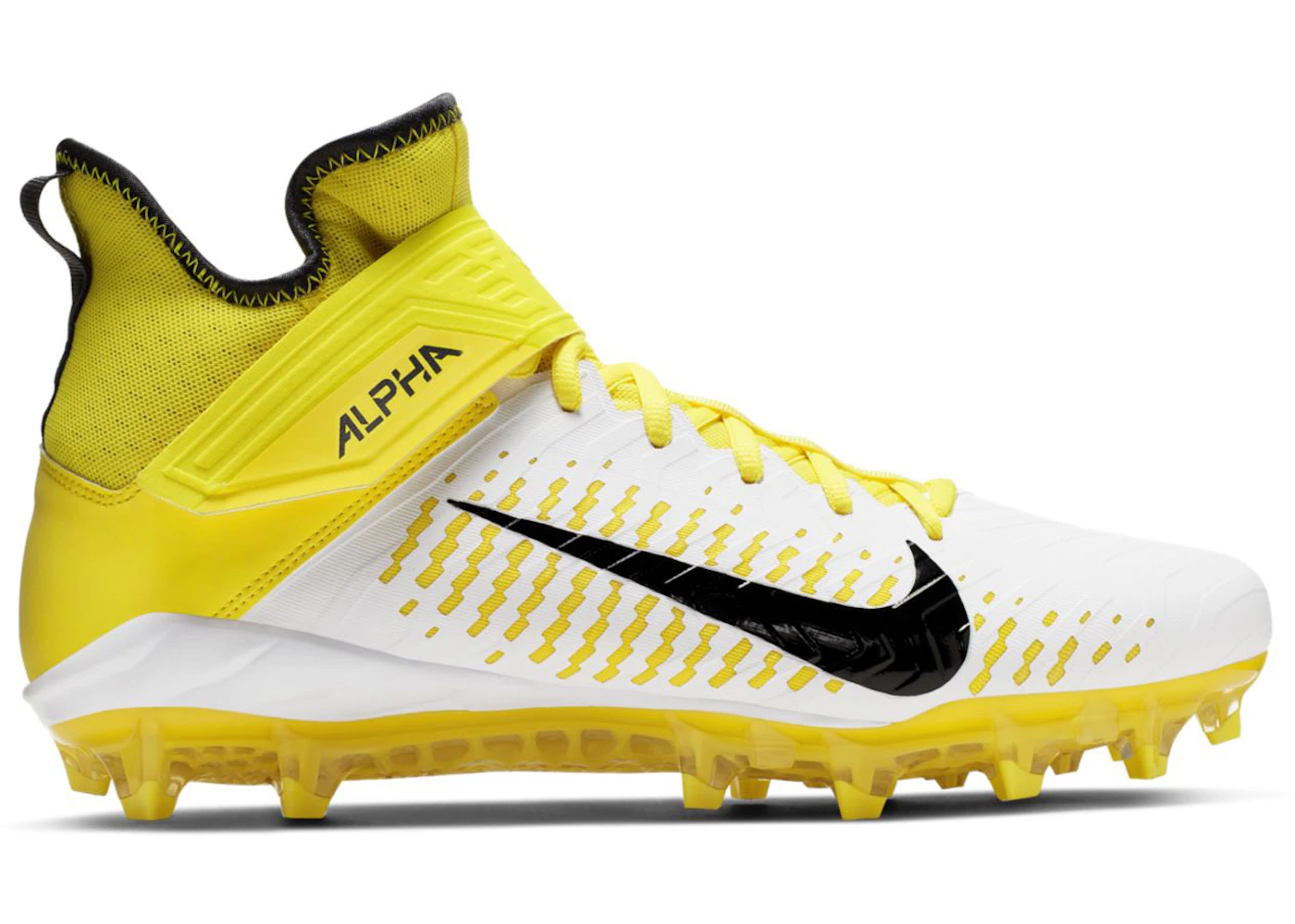 Nike Alpha Menace Pro 2 Mid White Opti Yellow Men's - AQ3209-102 - US