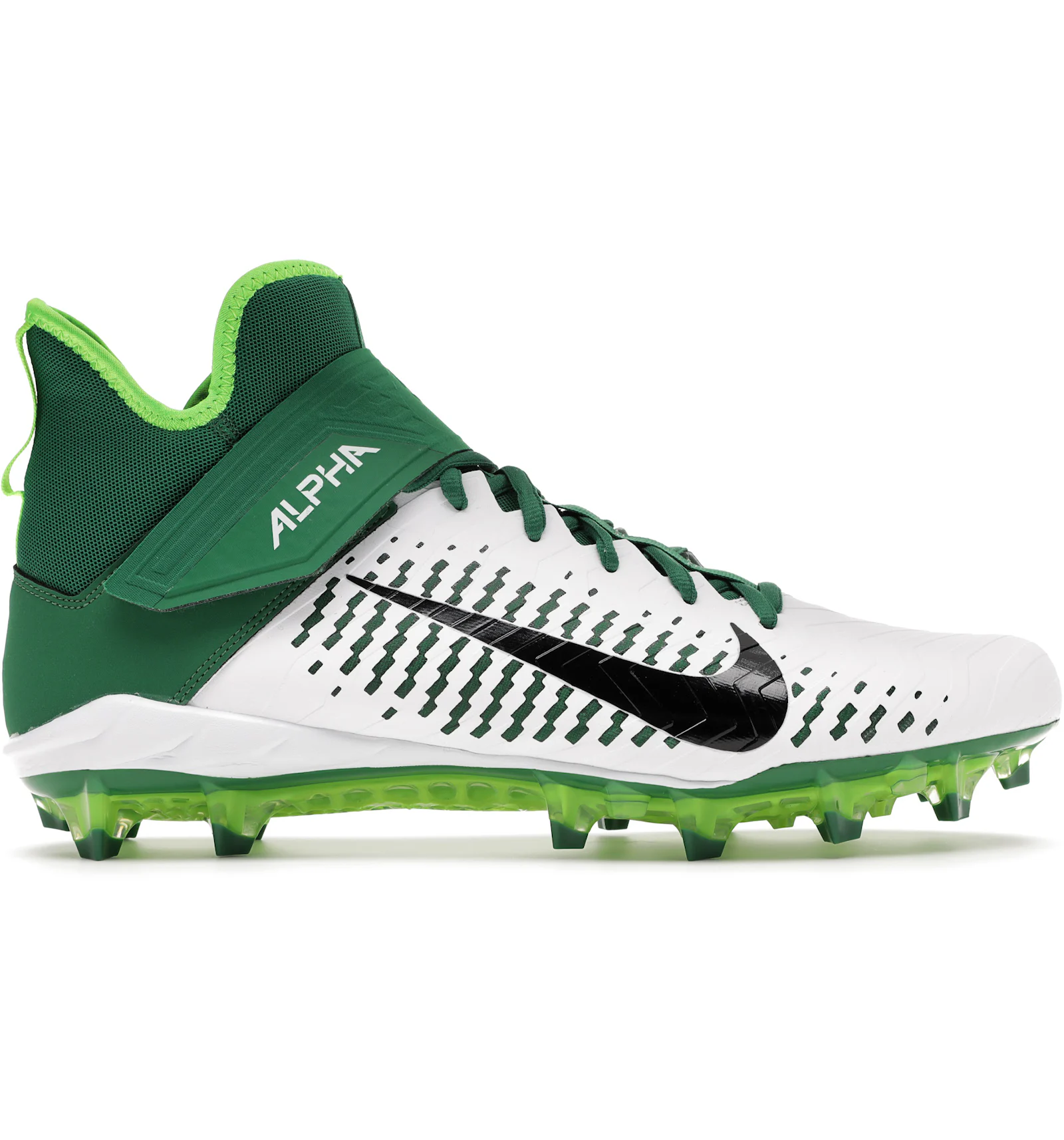 Nike Alpha Menace Pro 2 Mid White Pine Green Men s AQ3209 106 US