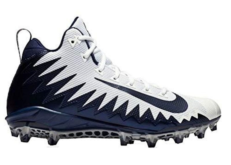 Nike Alpha Menace Pro Mid White Navy Men s 871451 155 US