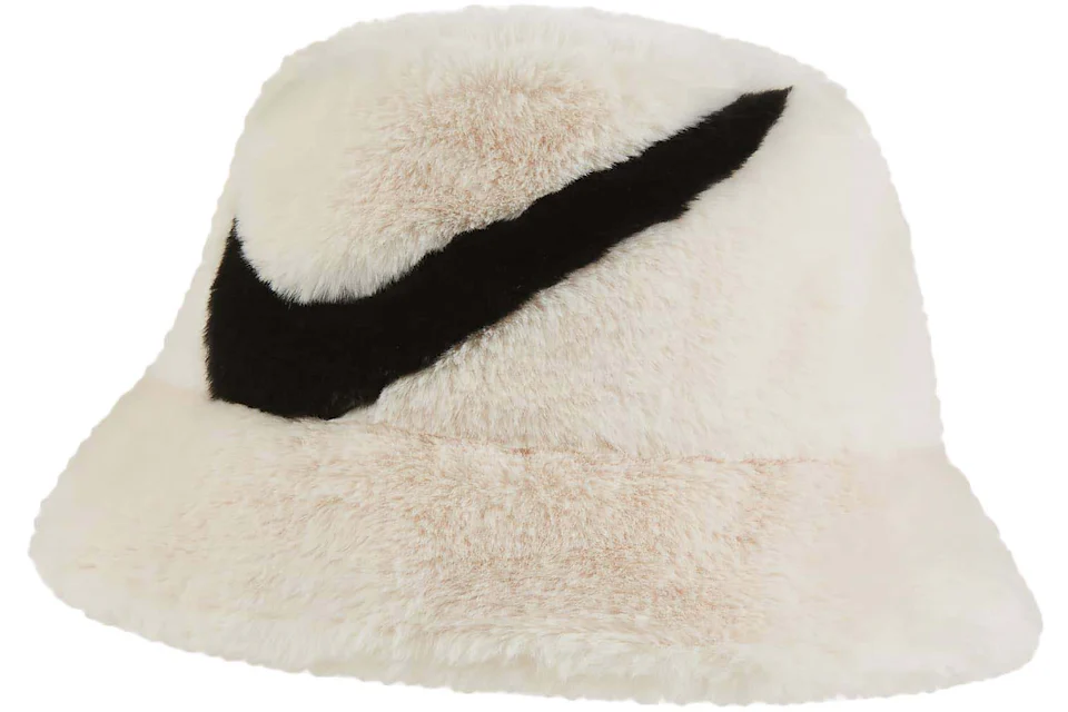 Nike Apex Faux Fur Swoosh Bucket Hat Guava Ice/Black - FW23 - GB