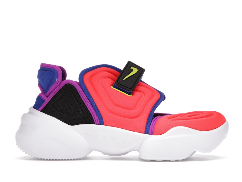 Pre-owned Nike Aqua Rift (women's) Sneakers In Bright Crimson/lemon Venom/white