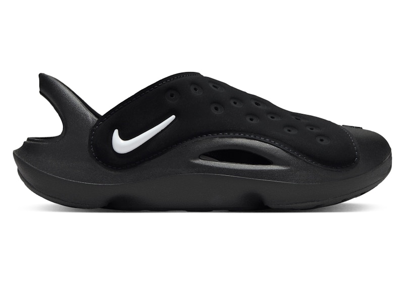 Pre-owned Nike Aqua Swoosh Sneakers In Black/anthracite/white