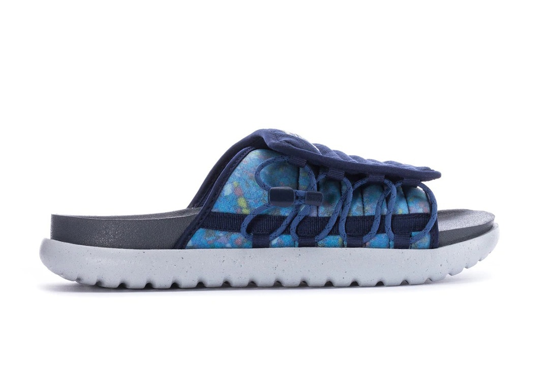 Pre-owned Nike Asuna 2 Slide Next Nature Midnight Navy Grey Fog In Midnight Navy/grey Fog/dark Grey