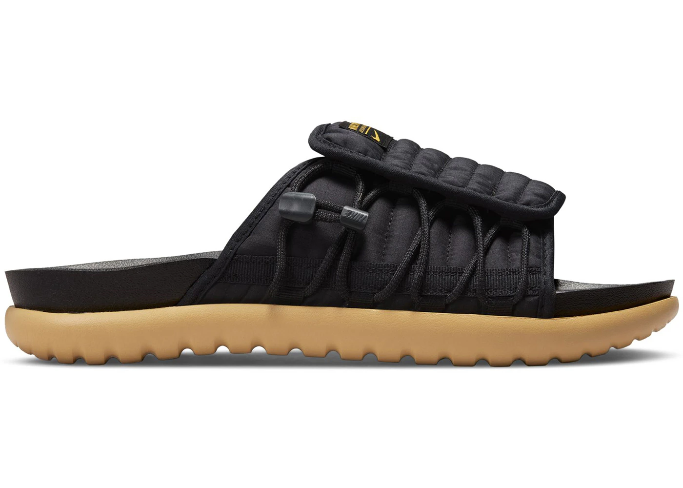Nike Asuna Slide Black Sanded Gold Men's DC1457-004/DJ3388-004