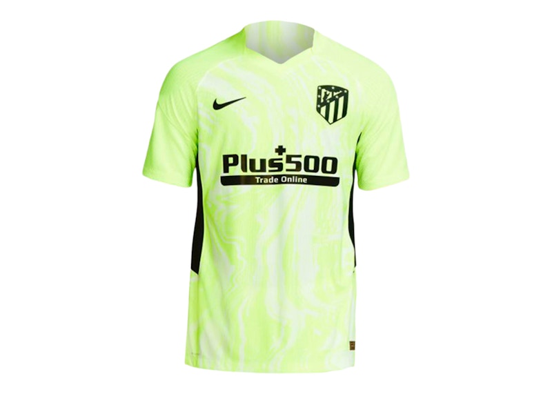 Nike Atletico Madrid 2020 2021 Vapor Third Jersey Neon Yellow