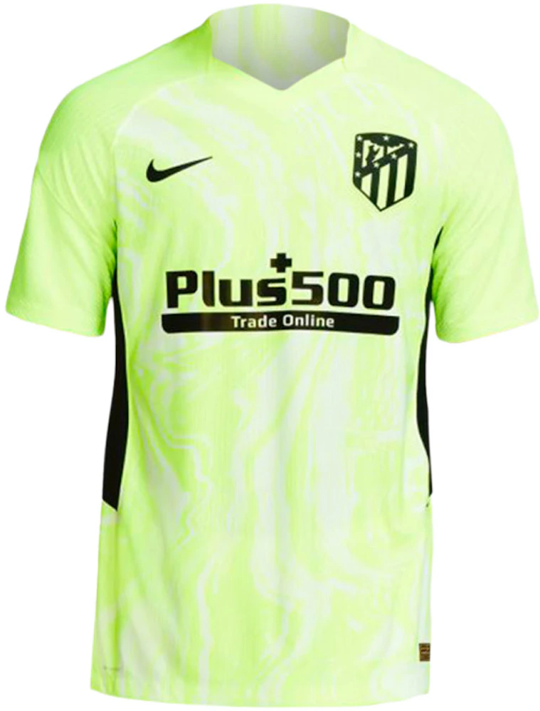 Nike Madrid 2020-2021 Vapor Third Jersey Neon Yellow Men's - US
