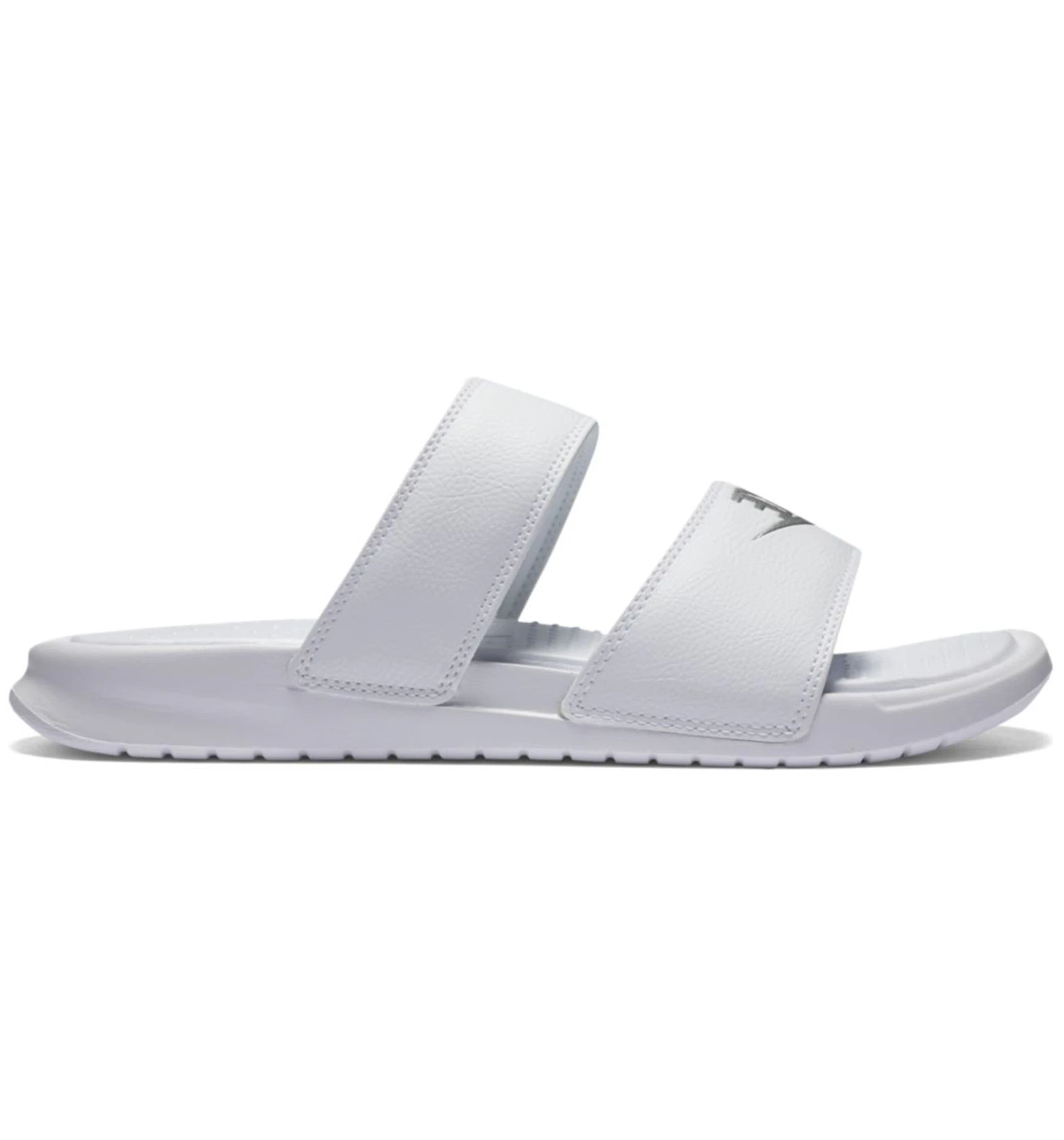 Nike Benassi Duo Ultra White Metallic Silver (W) - 819717-100 - US