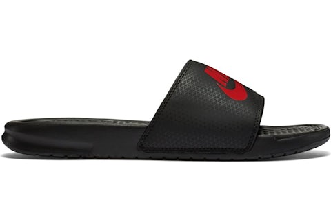 Nike Benassi JDI Black Challenge Red Men s 343880 060 US