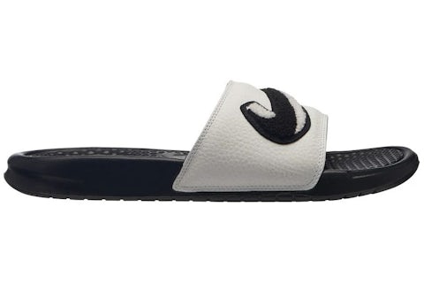 Nike Benassi JDI Chenille Noir Summit Blanc Homme Style AO2805