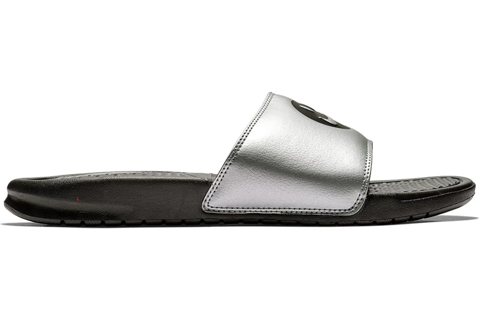 Nike Benassi JDI Have A Nike Day Black Silver Men s 631261 020 US