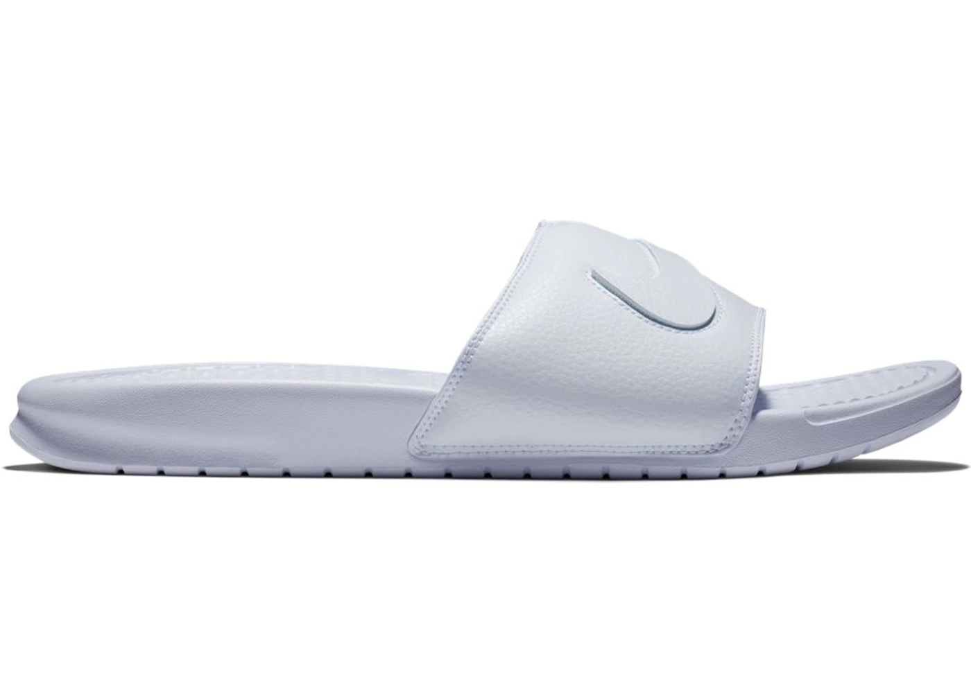 Men's nike benassi slides 2025 white